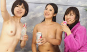 Threesome lesbian Arisa Kana Satomi 15